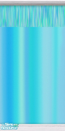 Sims 2 — Turquoise bath by Snowbelle — a bright and airy turquoise paint effect for your bathroom