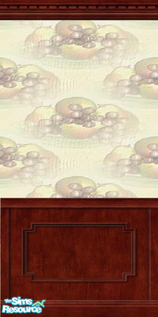 Sims 2 — DrHB3 by Dr_RobRoy — A formal wall covering for the kitchen or dining room. Looks beautiful in the cheapest home