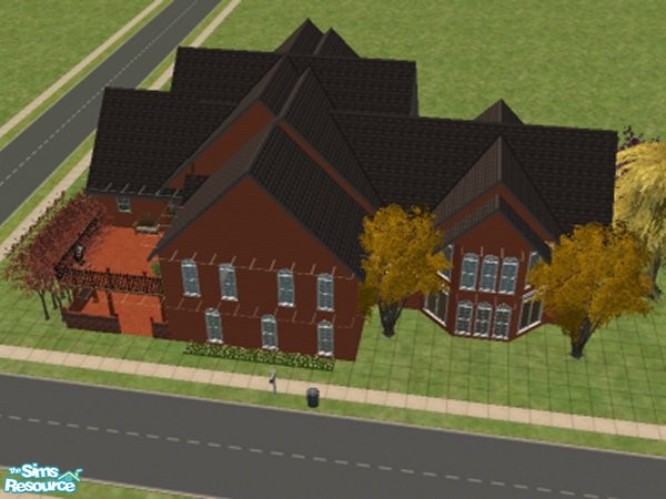 Sims 2 — Tree Lane by Heavenly__Rose — Tree Lane is perfect for the hard working family. It has 4 bedrooms, 3 bathrooms a