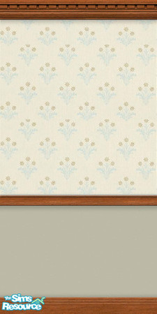 Sims 2 — bunches by Snowbelle — bunches of flowers with a sage gre4en contrast at the bottom