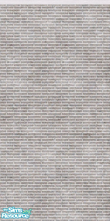 Sims 2 — 2 Kennedy Full Grey Brick by novteneep — A lighter gray wall with top white trim. 