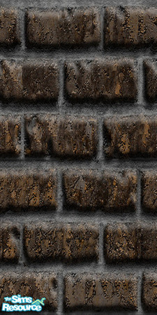 Sims 2 — Brown Brick by snowkattx1 — Brown Brick