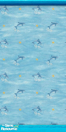 Sims 2 — dolphins by Snowbelle — Five dolphin bathroom designs