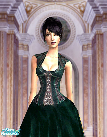 Sims 2 — Victorian Elegance 3 by FrozenStarRo — A set of victorian gowns for ladies. Can be worn both as casual or formal