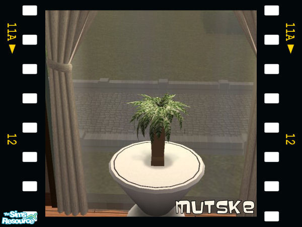 Sims 2 — Plant 02 New Mesh by Mutske — 3 new mesh plants. You can never have enough plants! OFB competable, placeable on