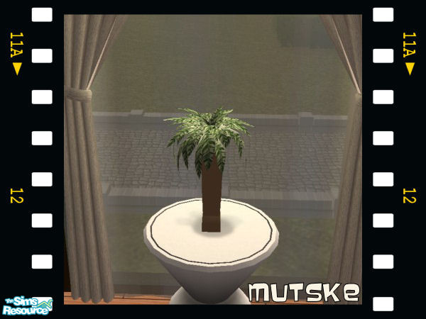 Sims 2 — Plant 03 New Mesh by Mutske — 3 new mesh plants. You can never have enough plants! OFB competable, placeable on