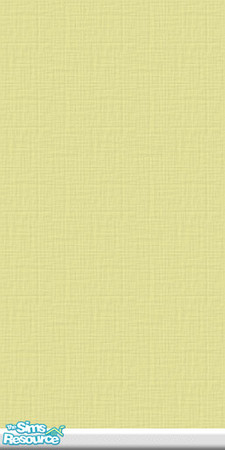 Sims 2 — Banana Textured Wallpaper by wytetygryss — A textured wallpaper with white baseboard, inspired by the colour of