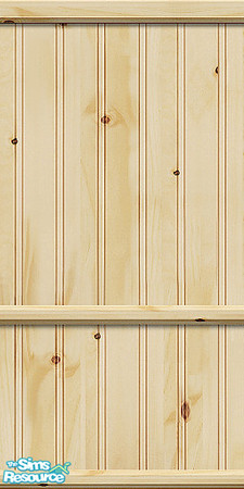 Sims 2 — Knotty Pine wall Paneling by Bitzybus — Collection 1. Plain knotty pine wall paneling. 