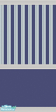 Sims 2 — Beach House Blues Wall Set 10 by Girl-from-mars — Contains 12 wells. 6 with white trim and 6 with dark wood