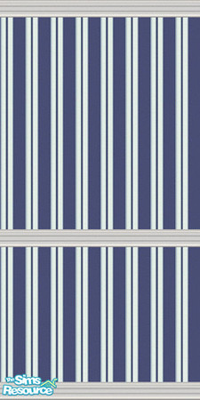 Sims 2 — Beach House Blues Wall Set 9 by Girl-from-mars — Contains 12 wells. 6 with white trim and 6 with dark wood trim.