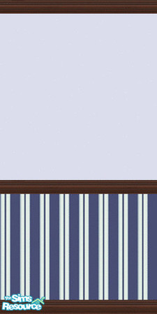 Sims 2 — Beach House Blues Wall Set 6 by Girl-from-mars — Contains 12 wells. 6 with white trim and 6 with dark wood trim.