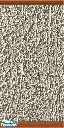 Sims 2 — Dirt Plaster With Wood by nevaberry — This is a dirt colored plastered wallpaper with wooden borders.
