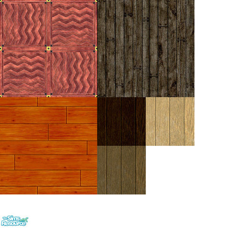 Sims 2 — Wood Floor Set by simmyfan2852 — The Wood floor set contains six wood floors perfect for any home, old or new!