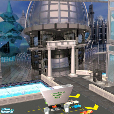 Sims 2 — Giant Decor Recolor by cemre — Hover boards for your future world...