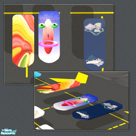 Sims 2 — Three Hover Boards Recolor by cemre — Hover boards for your future world...