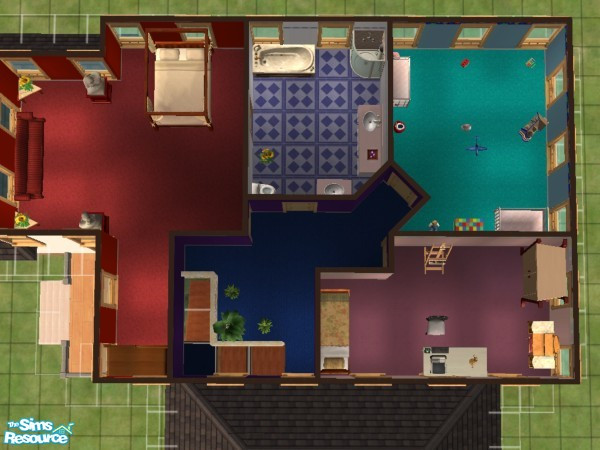 Sims 2 — Berkley Manor by Garthon24 — This house is based on my future house i want. The staircase works fine but the