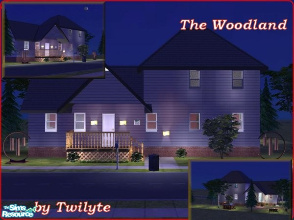 Sims 2 — TWI The Woodland by Twilyte — Just listed is this cozy home nestled in the Pleasantville woodlands. Appliances