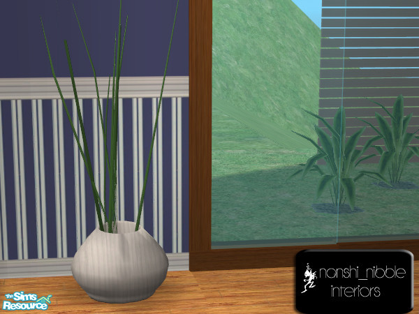 Sims 2 — Aotearoa Beach Bach Pot Sticks by Nanshi — Based on BBS Straight Naturals Dining Set