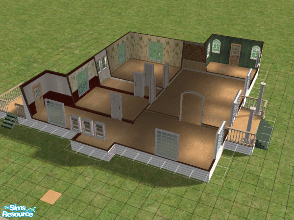 Sims 2 — The Springwood by oldmember_windstar2 — A unique and quaint home for your family. Built in 1922 this two