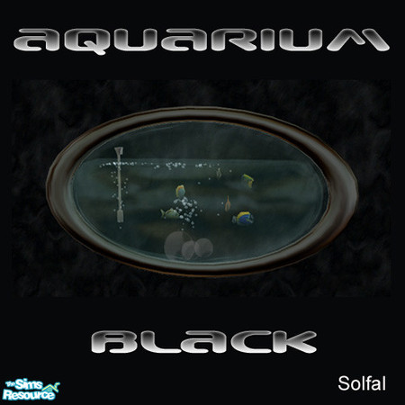 Sims 2 — Aquarium Black by solfal — Match my float items