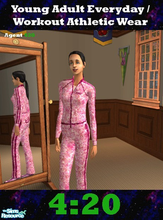 Sims 2 — Colorful Athletic Wear 3 by Agent420 — This piece of Athletic Wear is very colorful. Wear this if you want to