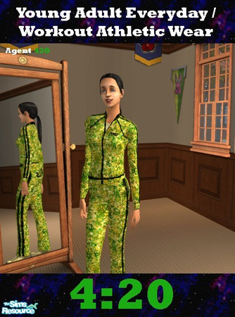 Sims 2 — Colorful Athletic Wear 2 by Agent420 — This piece of Athletic Wear is very colorful. Wear this if you want to