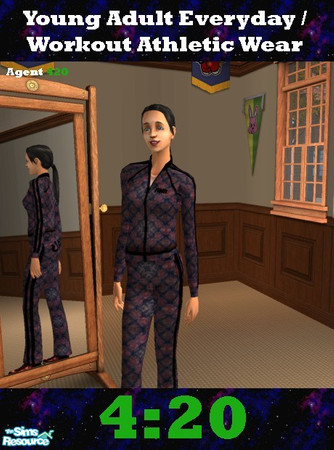 Sims 2 — Dark Assassin Athletic Wear by Agent420 — Looking to cut your neighbours life short? Well wearing this Dark