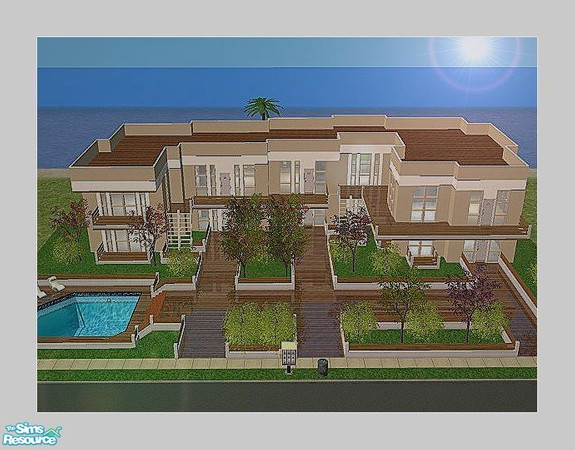 Sims 2 — Apartment 13 by kissme87 — Apartment with 6 apartment units. Cost 772-1,260$ . Its unfurnished. Hope you like it