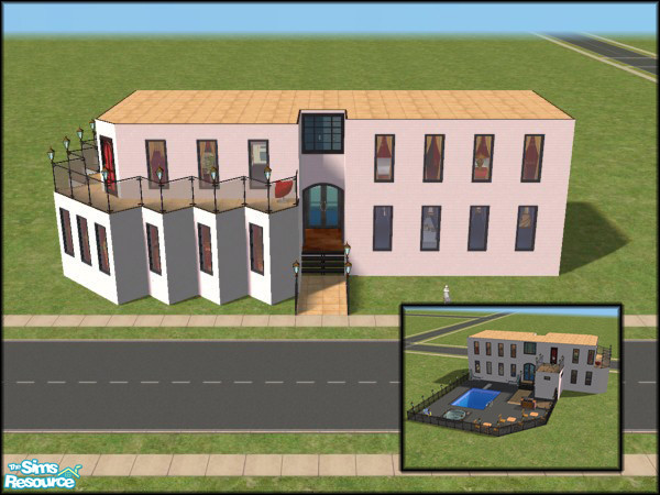 Sims 2 — Arabian Villa by LadyMinion — Experience a taste of the middle east in this beautiful, warm home. Master bedroom