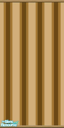 Sims 2 — Brown Striped Walls 4 by queenmab75 — Brown Striped Wall 4. Part of a set. *TSRAA Member*