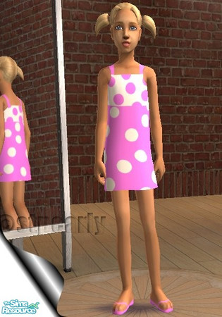 Sims 2 — Purple Retro by STP Carly — Retro Dotted Cuties in 9 fun colors!
