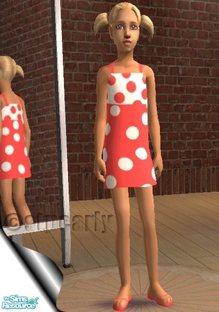 Sims 2 — Melon Retro by STP Carly — Retro Dotted Cuties in 9 fun colors!
