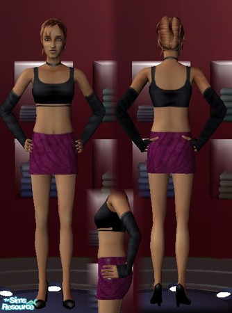 Sims 2 — Pink Nomads skirt (YA) by law3 — 
