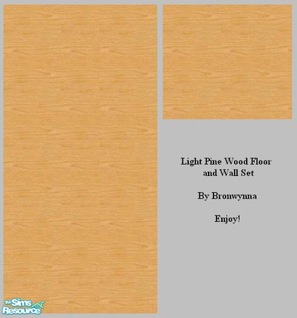 Sims 2 — Light Pine Wood Floor and Wall Set by bronwynna — By Bronwynna Light Pine Wood Paneling for your walls and your
