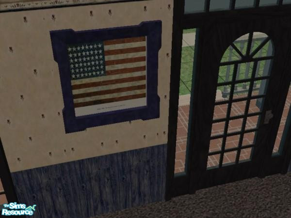 Sims 2 — American Living Room Painting by sbanana210 — For All of You Country Lovers or If You Just Love America This