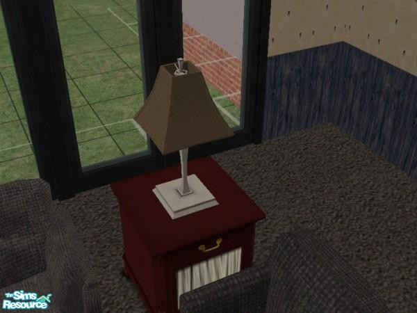 Sims 2 — American Living Room Lamp by sbanana210 — For All of You Country Lovers or If You Just Love America This Living