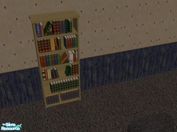 Sims 2 — American Living Room Bookcase by sbanana210 — For All of You Country Lovers or If You Just Love America This