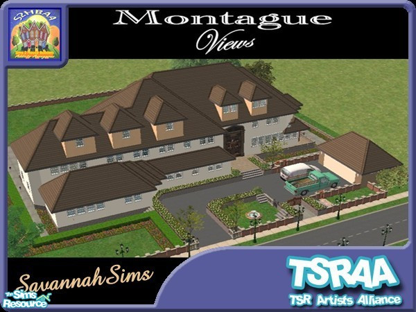 Sims 2 — TSRAA - S2HBAA - Montague Views by oldmember_SavannahSims — Give your Sims the space they need with this luxury