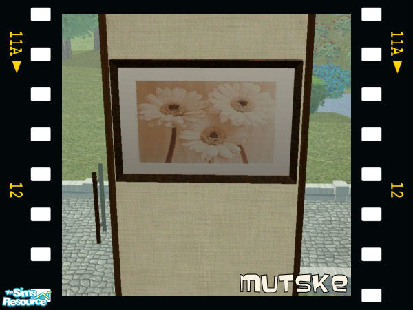 Sims 2 — Painting Sepia 02 by Mutske — I finally did it. My first Mesh. New painting, with a sephia touch. 