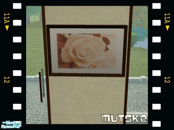Sims 2 — Painting Sepia 04 by Mutske — I finally did it. My first Mesh. New painting, with a sephia touch. 