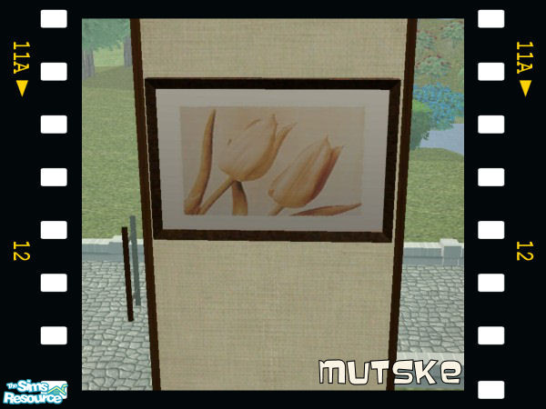 Sims 2 — Painting Sepia 03 by Mutske — I finally did it. My first Mesh. New painting, with a sephia touch. 