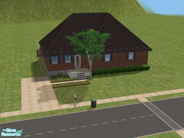 Sims 2 — My House by dddrake — This is a recreation of my home minus the garage (can't figure out how to make rooms on a