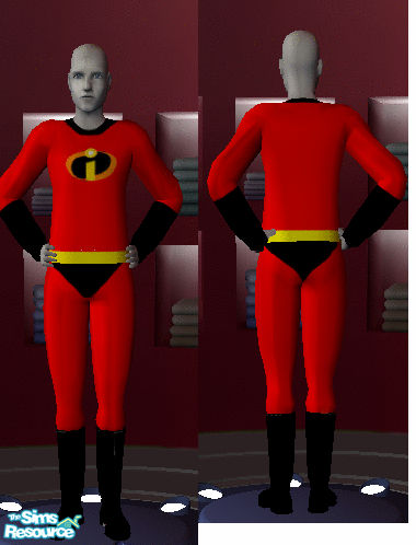 The Sims Resource - costume from the incredibles