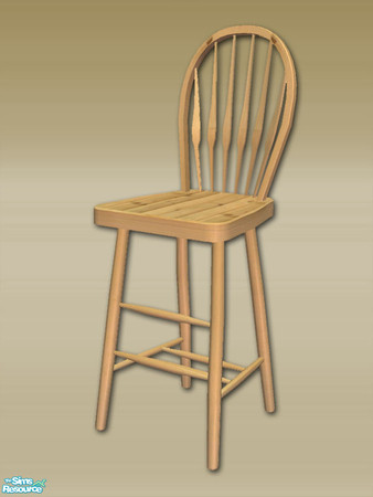 Sims 2 — Mt Lodge Series - Kitchen Barstool - Mesh by Shakeshaft — Part of the Mt Lodge Series Kitchen Furniture Set, set