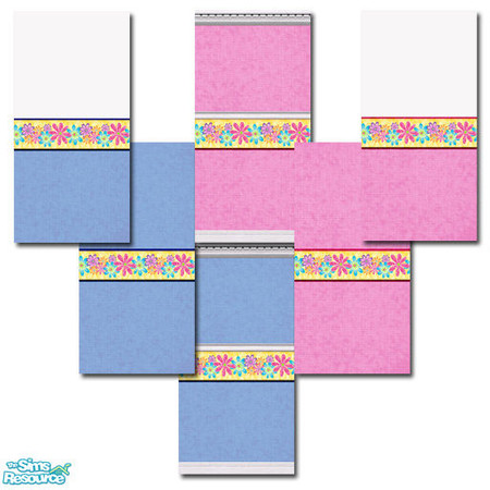 Sims 2 — Girly Wallpaper Set by 854242 — Enjoy