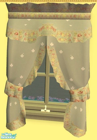 Sims 2 — TC40 Bedroom- Window Dressing Curtains by mom_of2boyz — This is a country style bedroom using the Textures from