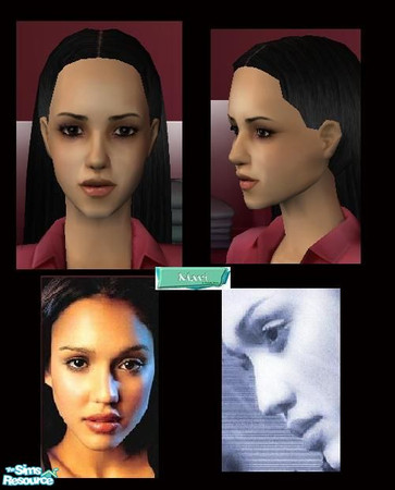 Sims 2 — Jessica Alba by Mavi by Mavinit — Actress of the Movies And TV