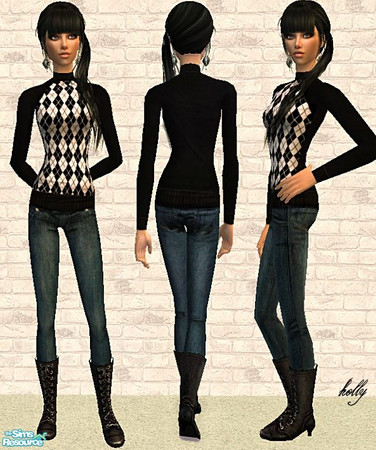 Sims 2 — Autumn Set - for Teens 5 by *Holly — 7 autumn clothing now for your teens! Enjoy! 