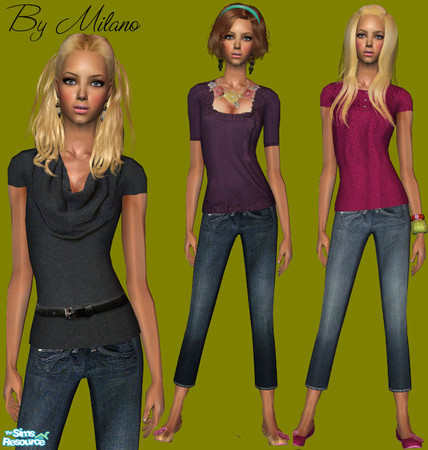 Sims 2 — Comfy casual by milanokat — 