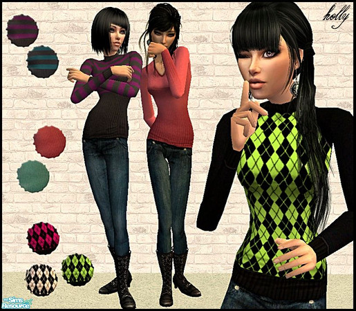 Sims 2 — Autumn Set - for Teens by *Holly — 7 autumn clothing now for your teens! Enjoy! 